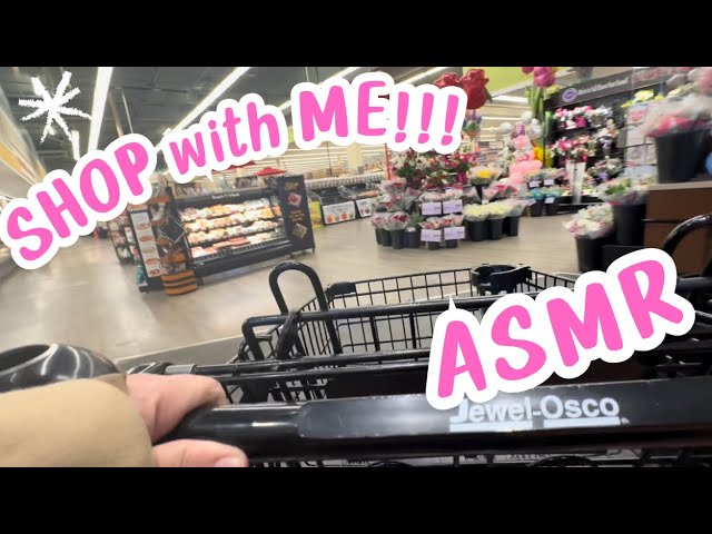 ASMR SHOP with ME at the GROCERY STORE! 🥓🌽🧀(Whispering Voiceover) CHICAGO