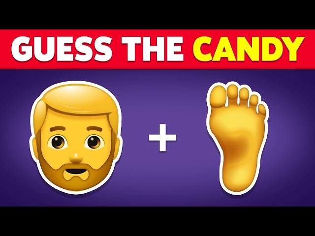 Guess the CANDY by Emoji? 🍬 | Emoji Quiz 2024 | Quiz Blitz