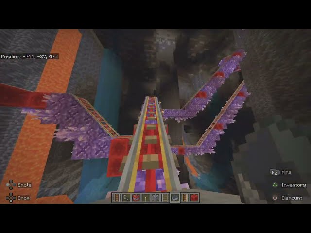 Longest Minecraft Rollercoaster