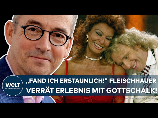 THOMAS GOTTSCHALK: "Fand ich erstaunlich" Fleischhauer über Erlebnis mit "Wetten, dass..?"-Moderator