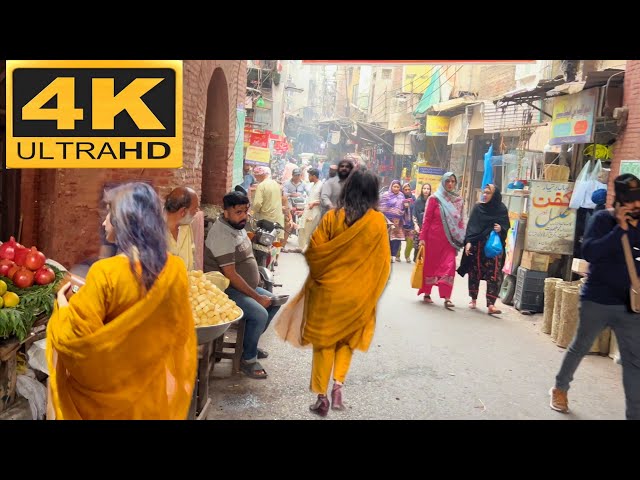 The Beautiful City Lahore, Pakistan 4K-Walking Tour Of Old City || Step Back In Time [FullHD]