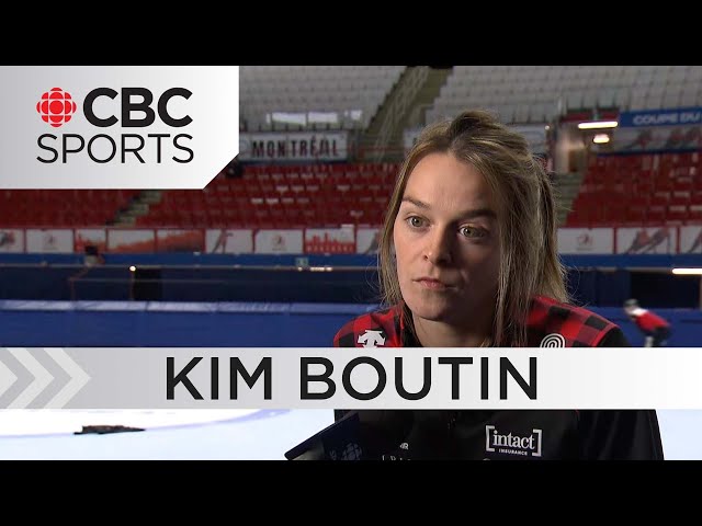 Kim Boutin shares her goals going into the ISU Short Track Speed Skating World Cup in Montreal