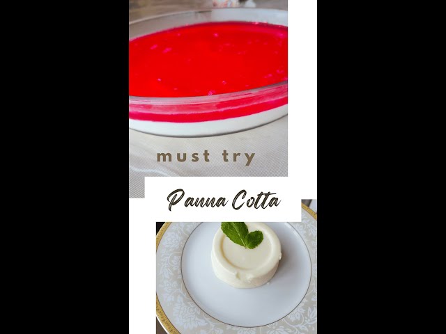 Classic Creamy Panna Cotta Recipe | Easy & Elegant Dessert!"