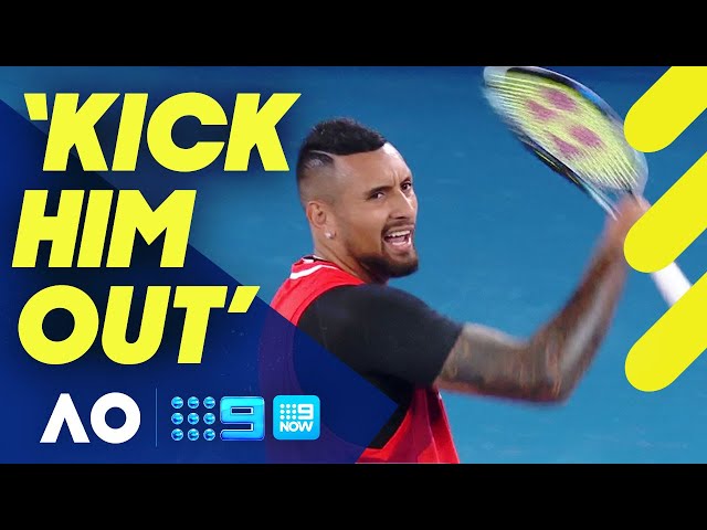 Kyrgios gets unruly fan EJECTED from Australian Open final | Wide World of Sports