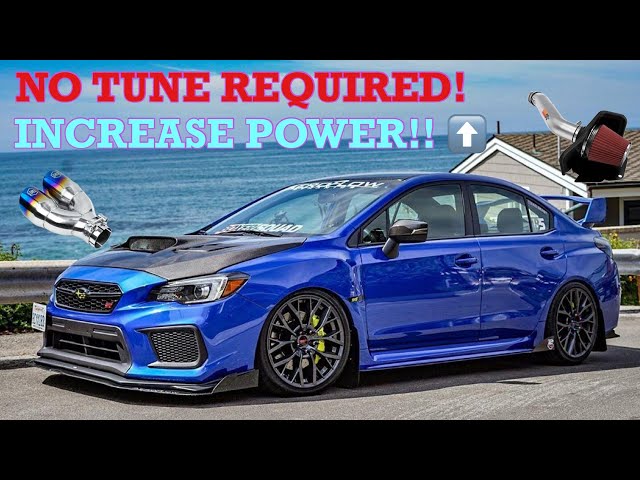 5 MODS YOU CAN DO TOO YOUR SUBARU WRX STI WITH NO TUNE