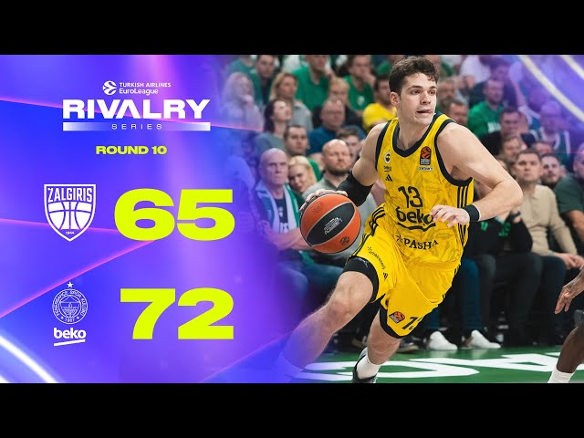 Stands STRONG under PRESSURE | Zalgiris - Fenerbahce | BASKETBALL HIGHLIGHTS R10 2024-25