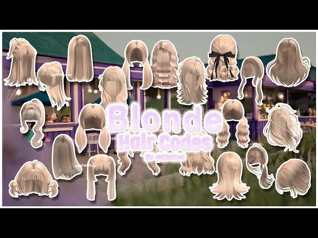 Berry avenue Codes Hair Blonde P35 🥇 Brookhaven Hair & Bloxburg Hair #roblox #newvideo #blonde