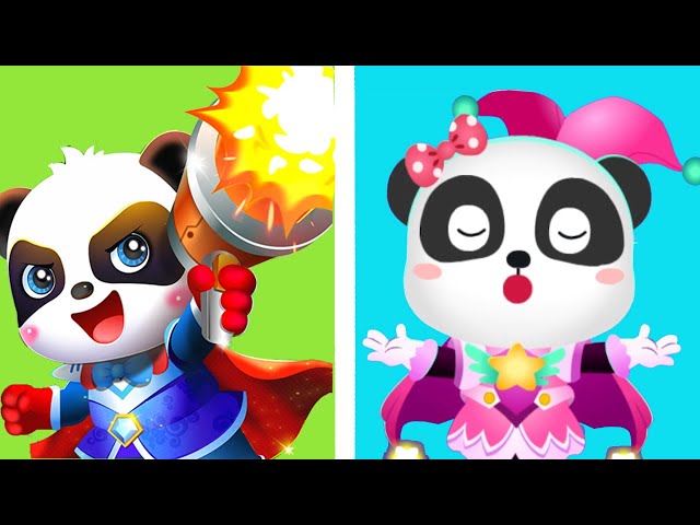 Who is the Best? Superhero Kiki or Superhero Miumiu - Help Them to Defeat Evil Kings - Babybus Games