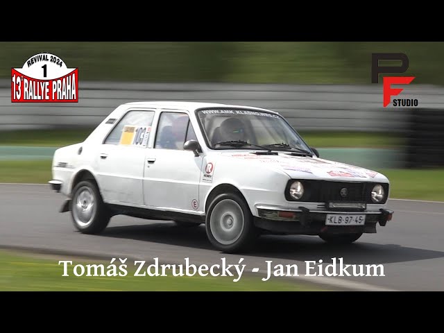 Tomáš Zdrubecký - Jan Eidkum - Škoda 120 - XIII. Rallye Praha Revival 2024