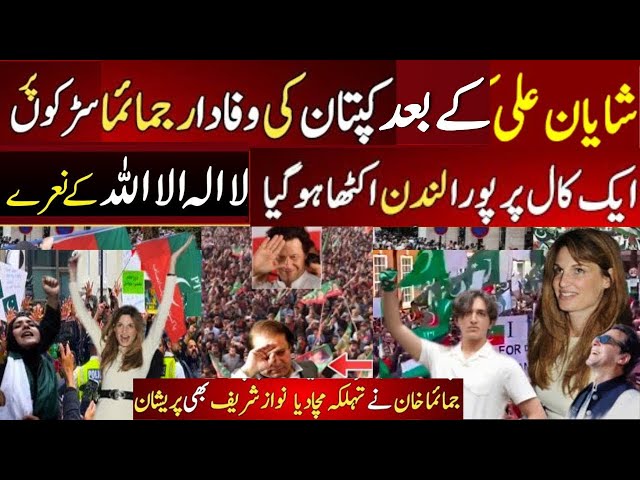 Jemima khan ki Aik Call Pora London ikhtha ho gia | Jemima And Shayan Ali Pti Protest in London |PTI