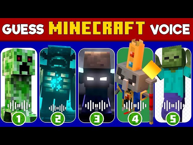 Minecraft Movie Official Teaser Quiz ~ Guess Minecraft Characters by Their Voice and Sound