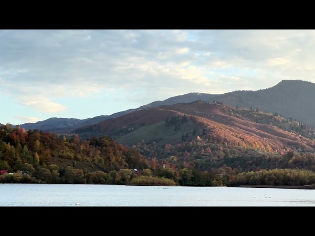 Beautiful Autumn Lake in HDR - Neamt County Romania