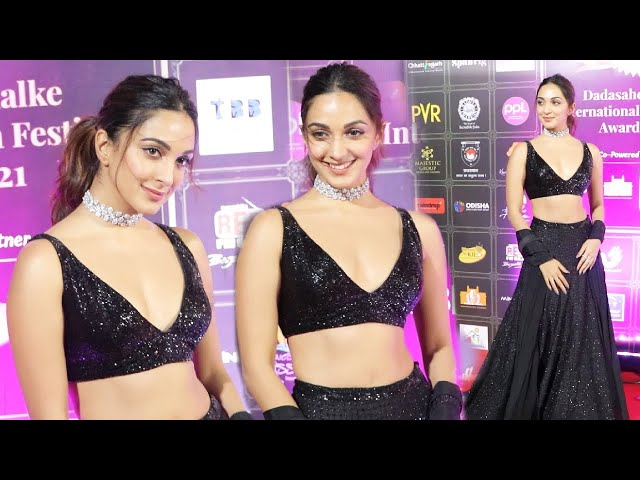 Kiara Advani Looks Very Stunning At Red Carpet Of Dadasaheb Phalke International Film Festival 2021