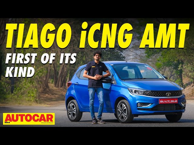 Tata Tiago iCNG AMT review - Can it make CNGs desirable? | First Drive | @autocarindia1