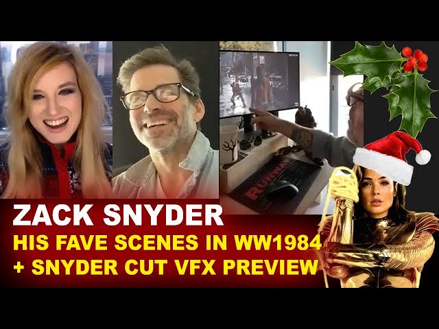 Zack Snyder Interview - 2017 vs 2021 VFX Breakdown, Wonder Woman 1984 Favorite Scenes