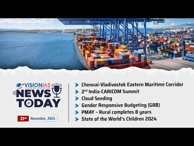 News Today | Daily Current Affairs | 21st November, 2024