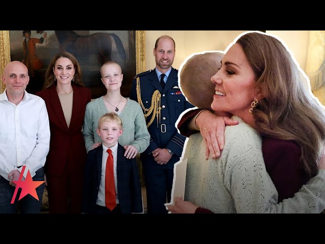 Kate Middleton Hugs Teen With Cancer In New Post-Chemo Photo