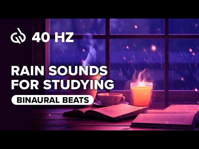 Binaural Beats and Rain Sounds for Studying: Ambience for Study Focus