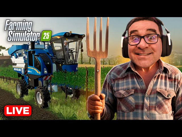 🔴 LIVE - VAMOS CAVARRRR !!! FARMING SIMULATOR 2025