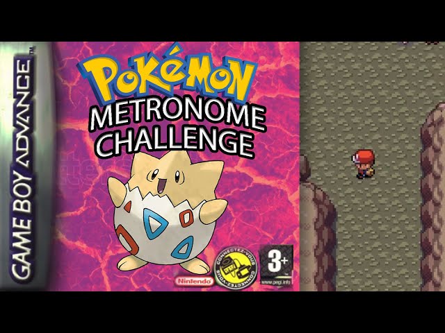 Can you beat Pokemon Fire Red with Metronome ONLY ?