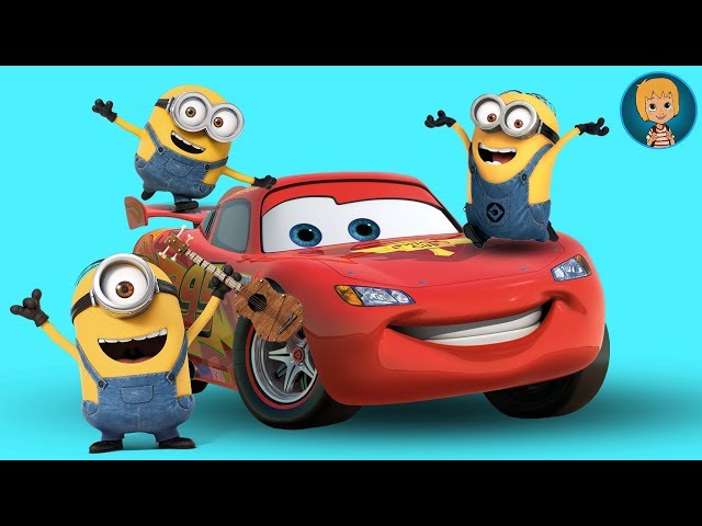 Minions vs Lightning McQueen Truck! Disney Cars and Minion Battle (Gertit ToysReview)