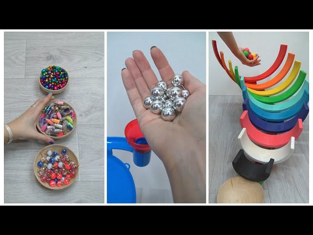 Oddly Satisfying video compilation with beads, bells, balls, marble run, xylophone and more