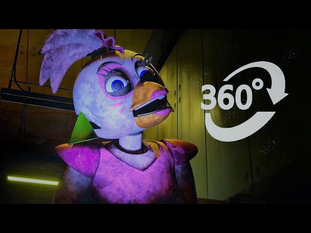 360 Video || FNAF CHICA || Music Video VR | VR animation