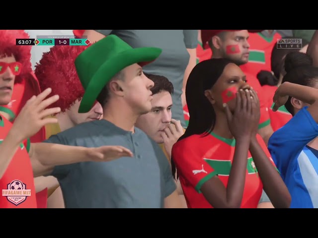 FIFA 23 Portugal vs Morocco FWC Quarter final