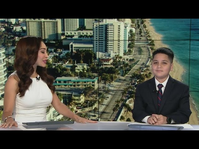 CBS News Miami gets special visitor on World Children's Day