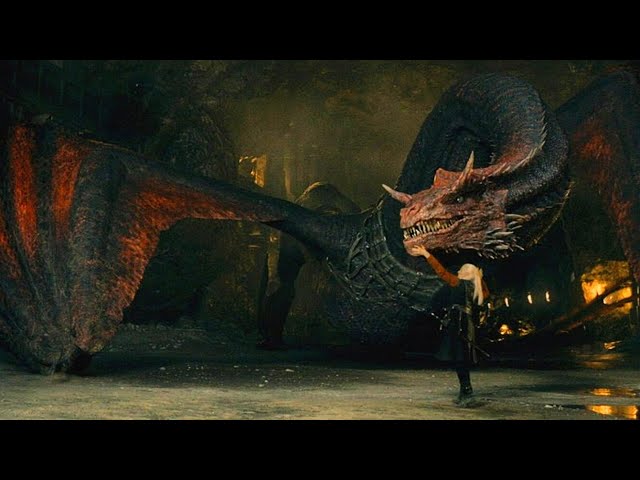 Caraxes "The Blood Wyrm" All scenes | House of the Dragon Season 1