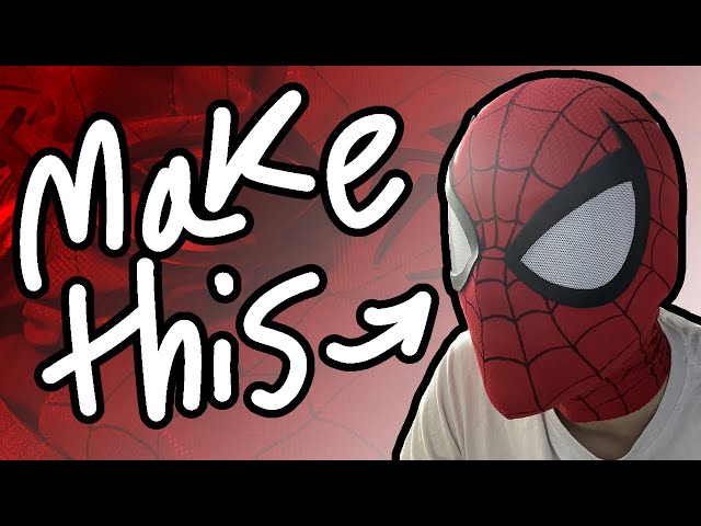 HOW TO MAKE A SPIDER-MAN MASK - Easy DIY Cosplay Tutorial