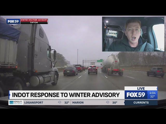 FOX59's Eric Graves gives a winter-weather road update