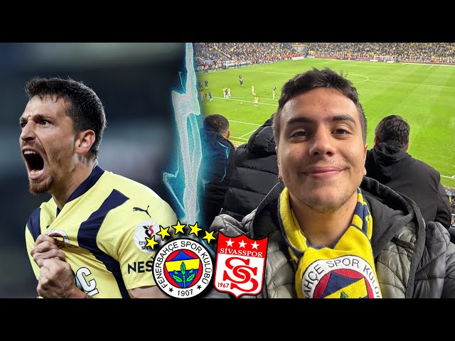 AMRABAT KALEYE FÜZE YOLLADI! | Fenerbahçe 4 - 0 Sivasspor Stadyum Vlogu 4K