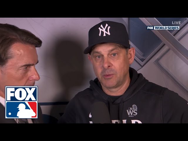 'It stings forever' - Aaron Boone on New York Yankees losing to Dodgers in World Series | MLB on FOX