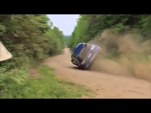 Subaru in rally sports.. wins even after crash .must watch