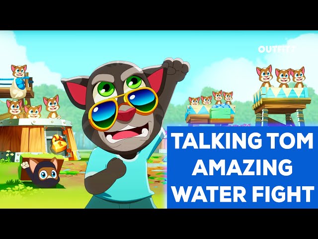 Talking Tom Amazing Water Fight | Talking Tom Android Gameplay