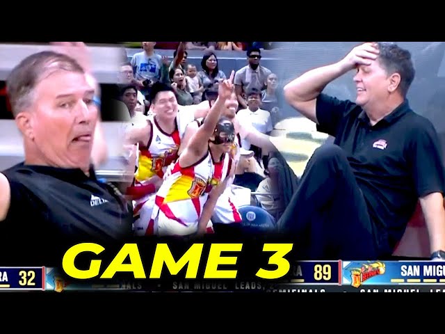 Hindi kinaya ni Coach Tim Cone ang nangyari sa End Game! | Game 3 Semis Ginebra vs SMB!