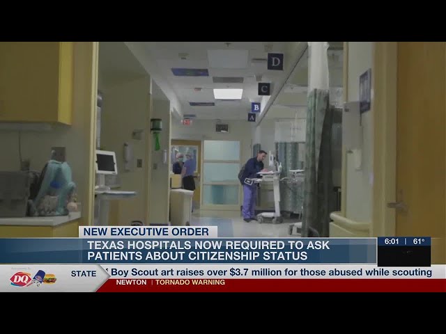 East Texas hospitals comply with Gov. Abbott’s citizen status order