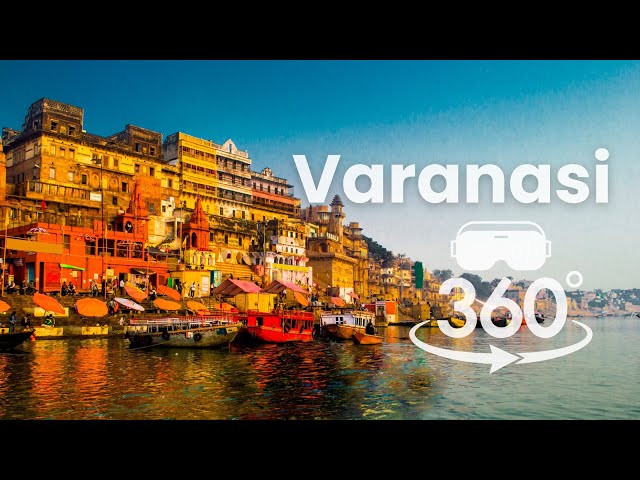 Varanasi, India 🇮🇳 - VR 360° 4K Immersive Walking Tour #360video #VirtualTravel #Varanasi #India