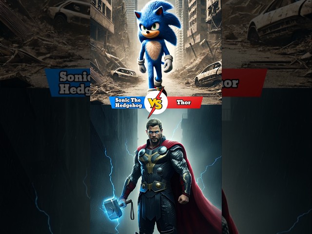 Sonic vs Captain America vs Thor (Wally West, Tails, Mario, Shadow the Hedgehog, Pikachu, Mega Man)