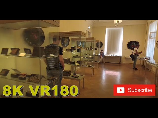 8K VR180 3D Culture at The State Russian Museum in Mikhailovsky Palace St Petersburg (Travel/Music)