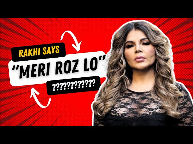 Rakhi Sawant says "Meri Roz Lo??" to Paparazzis | Click here to watch the Full Video