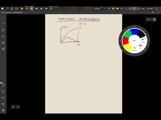 Generating random numbers from a continuous distribution