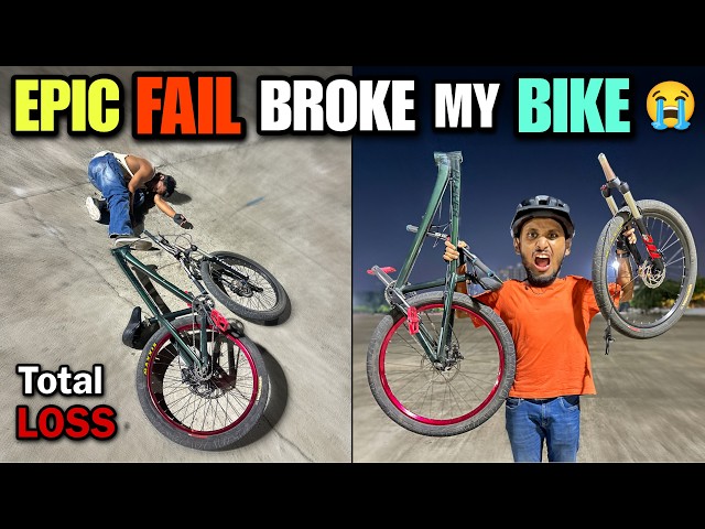 SHOCKING DAY | Epic Fail Broke My Bike!