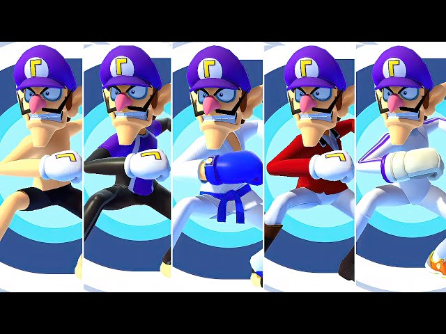 Mario & Sonic At The Olympic Games Tokyo 2020 - All Waluigi Outfit | JinnaGaming