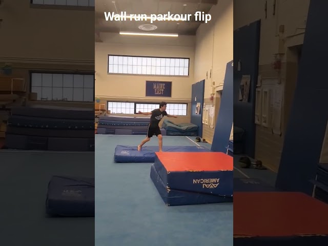 Parkour Wall Run Back Flip