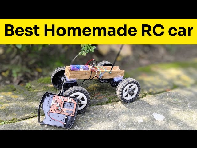 How To make a RC 4/4  2.4Ghz Car at home