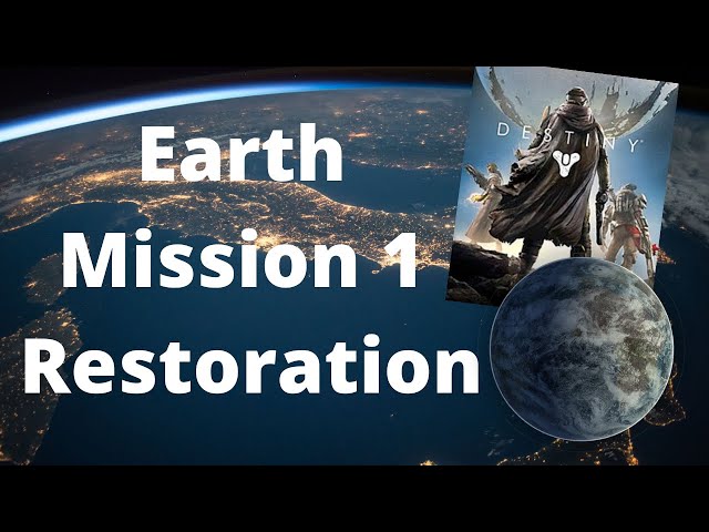 🎮 Let's Play Destiny Warlock Voidwalker Earth Mission 1 Restoration