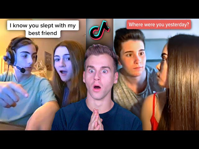 Boyfriends REACT To Girlfriends CONFRONTING Them CHEATING..(AWKWARD TIK TOKS)