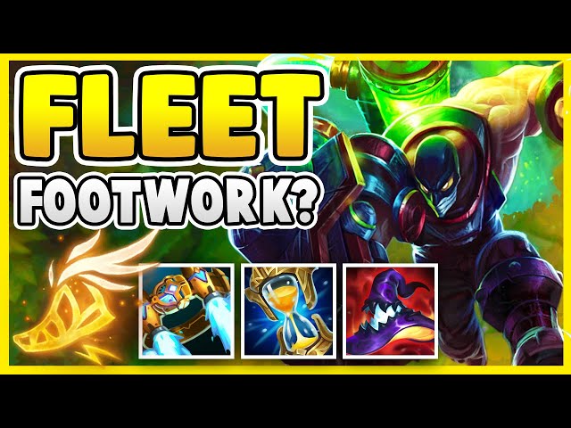 FLEET FOOTWORK SINGED IS ACTUALLY REALLY GOOD!!! HEALING + SPEED?!? - League of Legends Gameplay